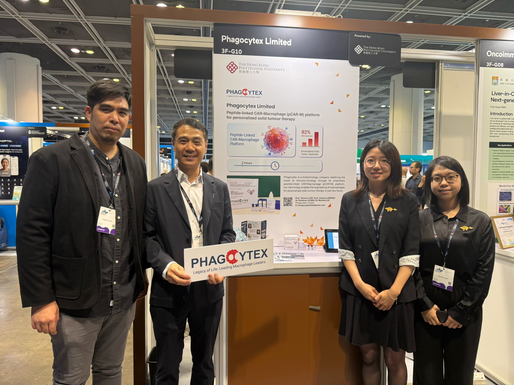 Phagocytex team presenting at ASGH 2026
